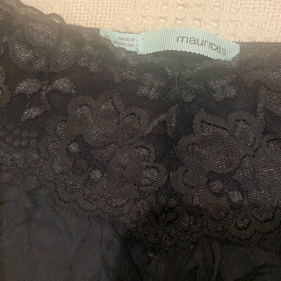 Maurices-Size XL tank-Lace detail-Wine/Navy/Gray - Picture 4 of 11